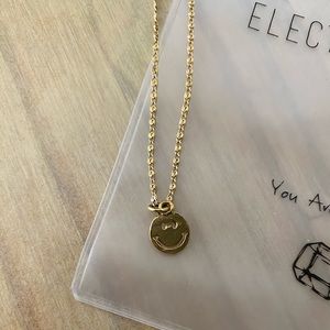 Electric Picks Smiley Face Necklace
